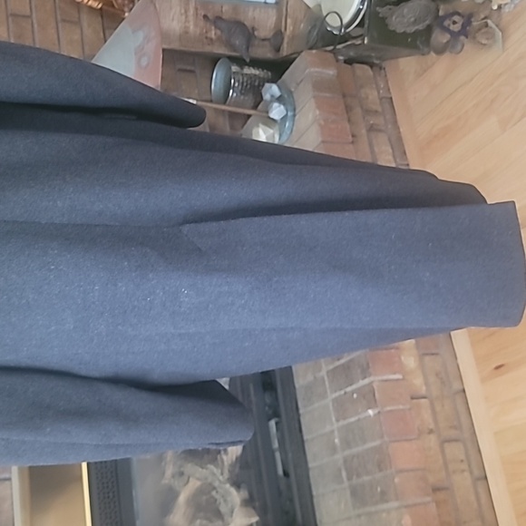 Wool trench coat no brand tag black size b42 - Picture 8 of 16